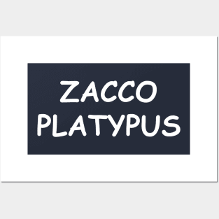 ZACCO PLATYPUS: Version One Posters and Art